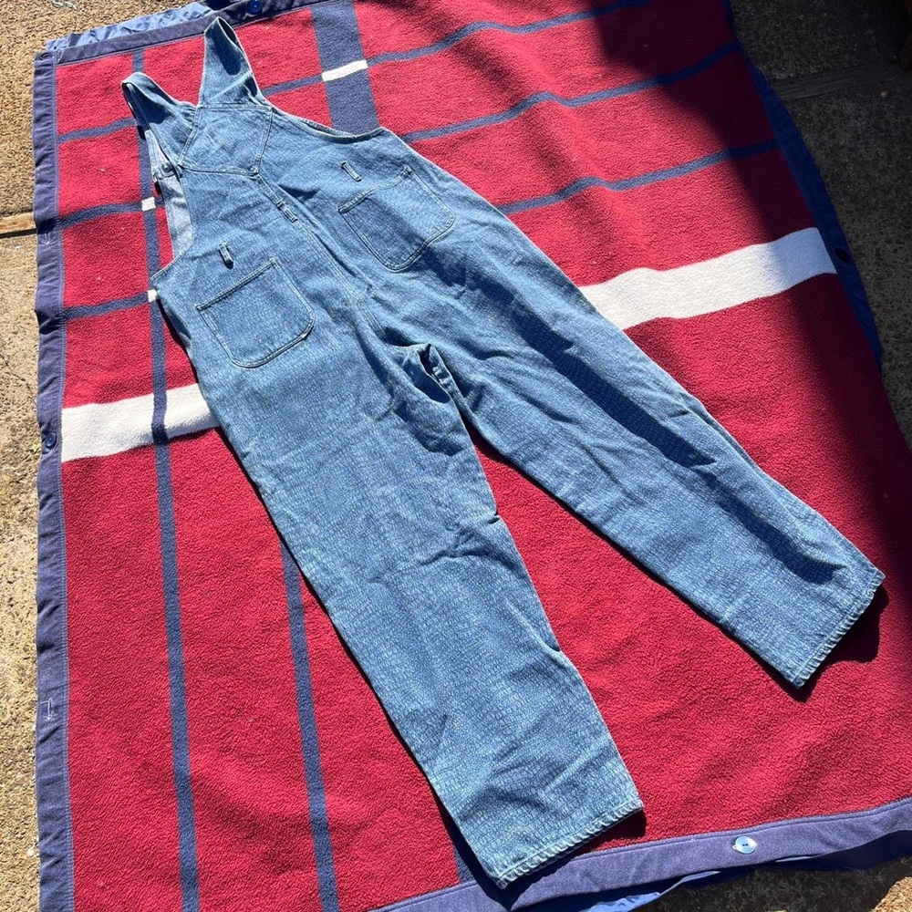 Nautica Denim Overalls with Patch Detail - Light Blue - Picture 3 of 7